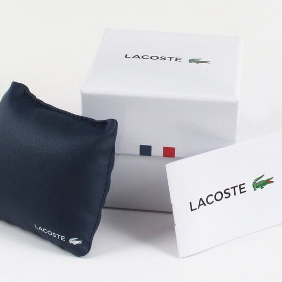 LACOSTE 2010974 WHITE CHRONOGRAPH DIAL WHITE SILICONE STRAP WOMENS WATCH